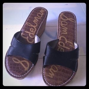 Sam Edelman Cork Wedge Sandals, 9M
